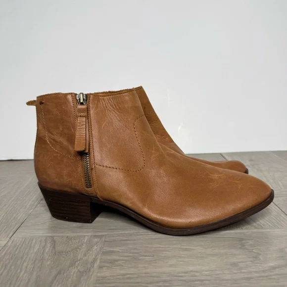Lucky Brand Blandre Brown Leather Bootie 9 1/2 M - Picture 8 of 8